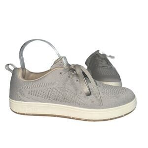 STQ Women’s Sneakers Size 8.5 Gray Knit Comfort Walking Shoes